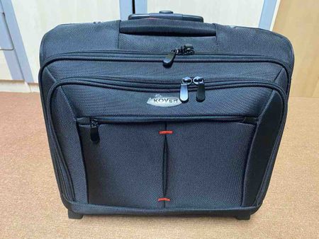 Kover Rollkoffer Schwarz Handgepäck
