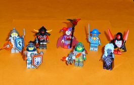 Lego Nexo Knights / 8 Minifiguren und Waffen