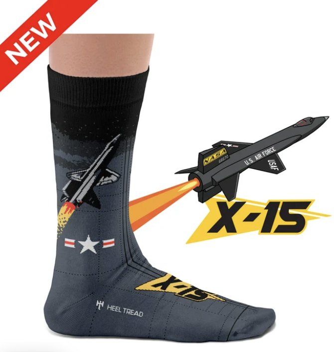 RC Modellbau: USAF  X-15  Socks 41/46 – Neu und originalverpackt aus St-Prex von FonfonRCTeam