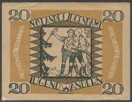 OESTERREICH - 20 HELLER WANDERERGUTSCHEIN 1920 - UNGEBRAUCHT