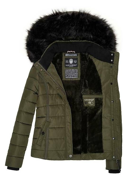 Giacche: Navahoo Winterjacke, olive – Usato da Ins venduto da SchwabJanina 1
