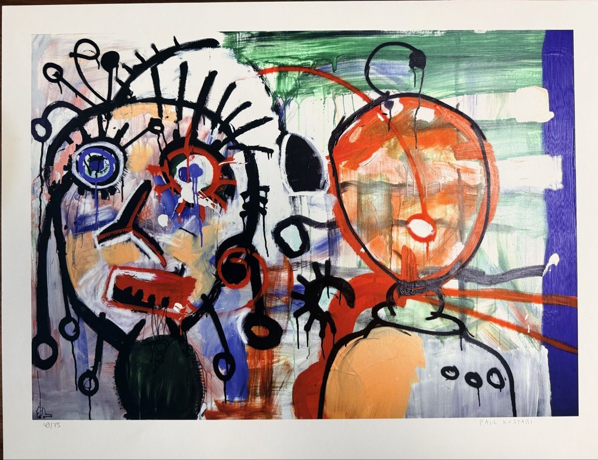Grafica & Litografie: Paul Kostabi - Lithographie  – Usato da Solothurn venduto da NUVICO 5