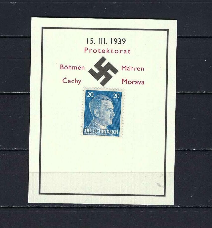 Alle Briefmarken: Protektorat B & M gest. – Gebraucht aus Altstätten SG von Nandodax