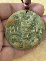 Chinese magnifique jade talisman amulette