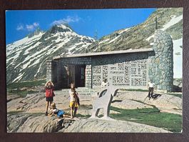 Grimselpass mit Stempel
