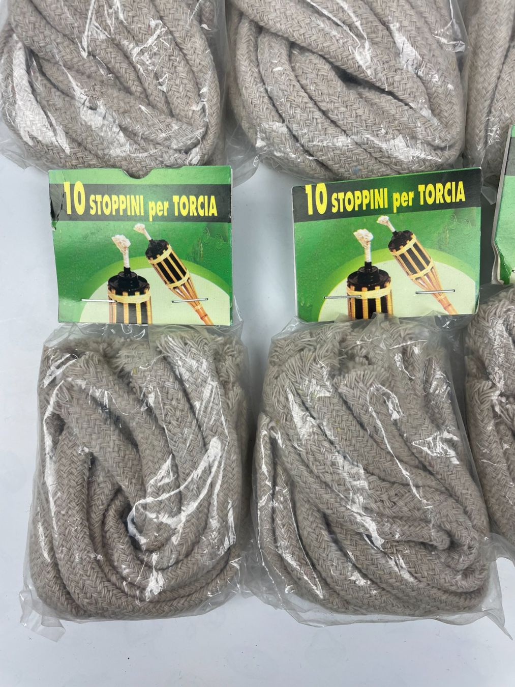 Candele: Gartenfackeln Docht/Meche, 10er Packung, NEU, 7 Pack. – Nuovo e nell'imballaggio originale da Wängi venduto da LiqKojote 1