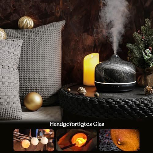 Luftbefeuchter: Aroma Diffuser 500ml Handgeblasen Glas Luftbefeuchter Öle – Neu und originalverpackt aus Hundwil von Stallone5 5