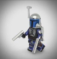 Jango Fett Minifigure Mandalorian Bounty Hunter (Purple)