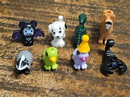 lego  figurines  lot de 8 animaux