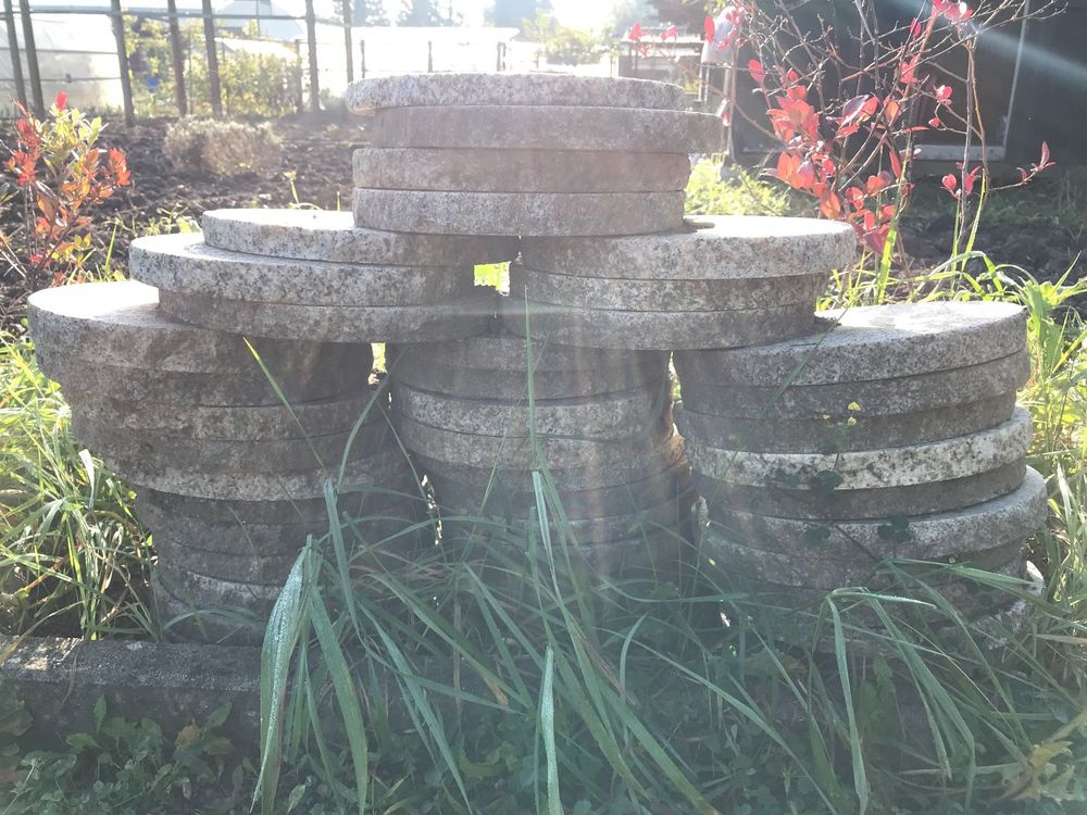 Steinplatten (rund) für Gemüsegarten Kaufen auf Ricardo