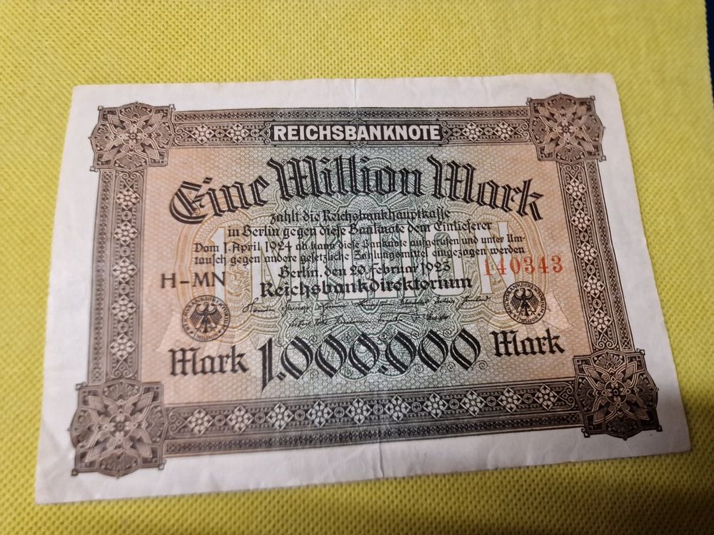Reichsbanknote 1923 | Kaufen auf Ricardo