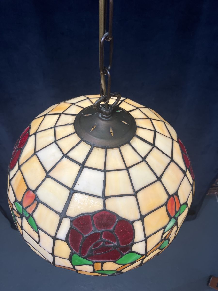 Lampadari & plafoniere: Tiffany stil Deckenlampe Top Zustand – Usato da Zürich venduto da Artnuvo 6