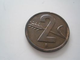 Münze 2 Rappen 1948
