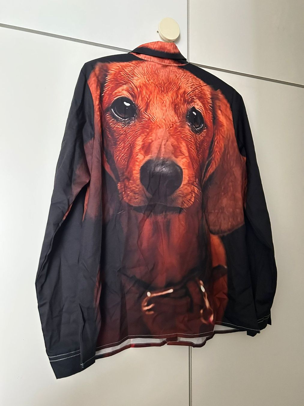Chemises: Camicia cane tg.M poliestere – D'occasion à Melano par H-Sara 1