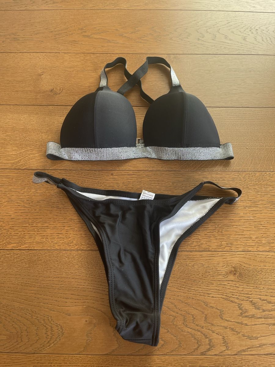 Costumi da bagno & Bikini: Glitzer Bikini Schwarz Neu Gr M – Nuovo e nell'imballaggio originale da Bassersdorf venduto da Sandy456 4