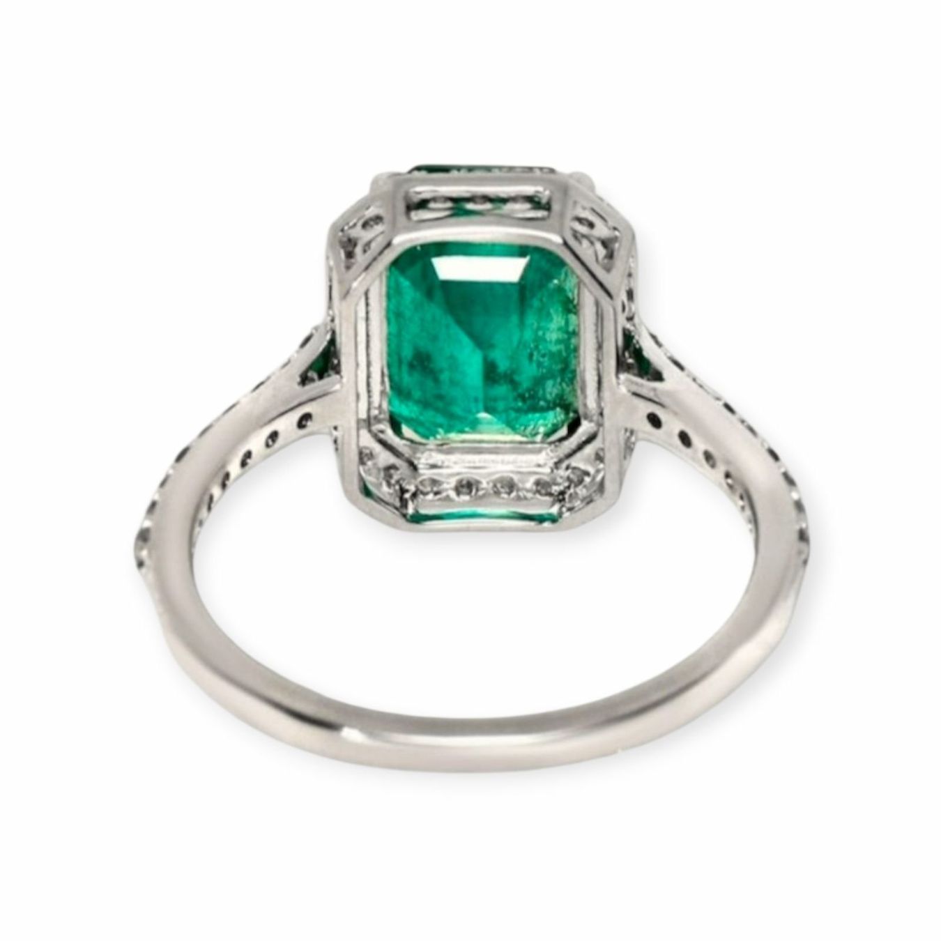 Anelli: Smaragd-Ring 14k Weissgold 2,87ct – Nuovo e nell'imballaggio originale da Illnau venduto da Juwelier_Mahler_GmbH 3