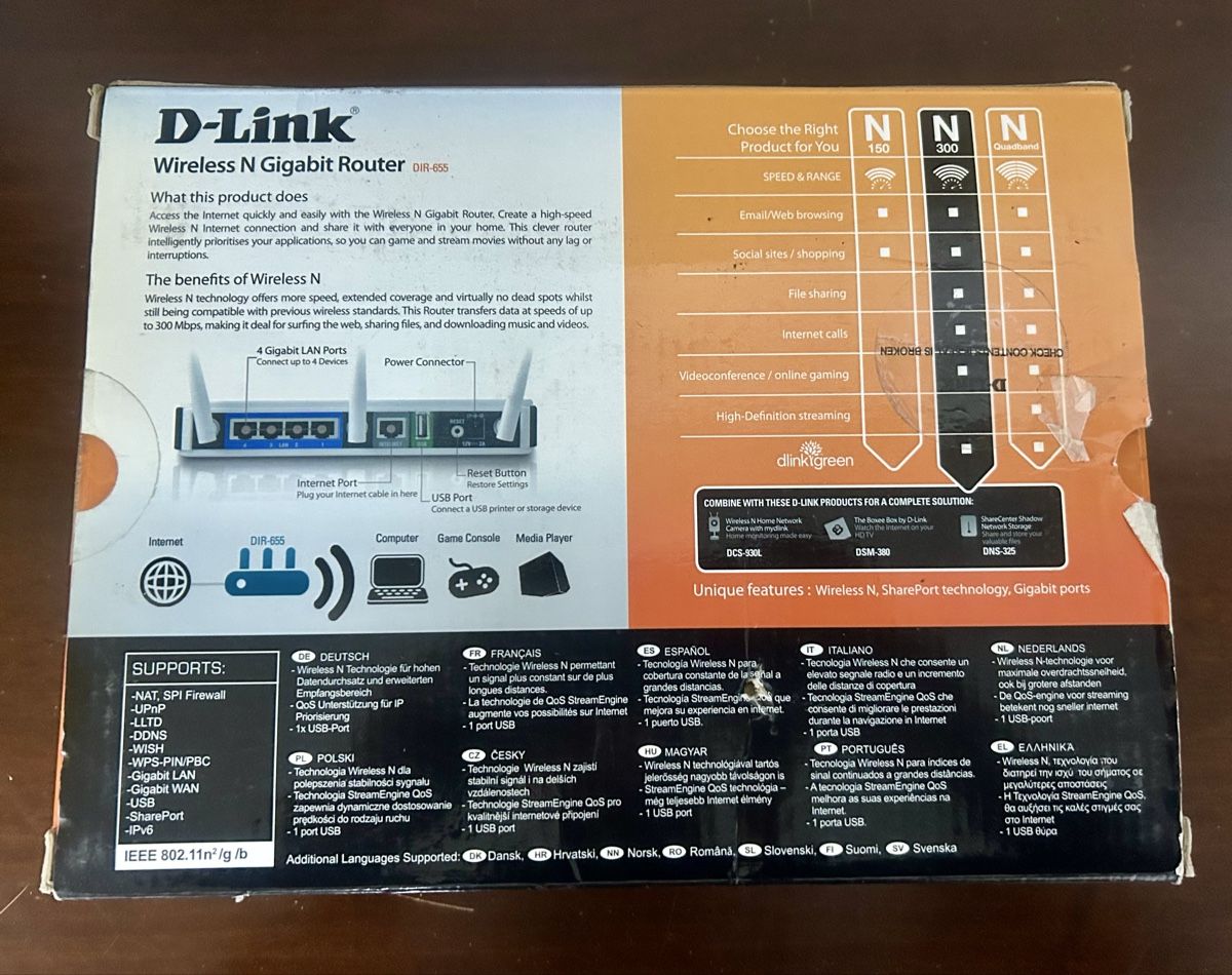 Dlink Modem & Router: [NEU]: D-Link DIR-655 Wireless N Gigabit Router – Nuovo e nell'imballaggio originale da Arni AG venduto da CreaFlex 2
