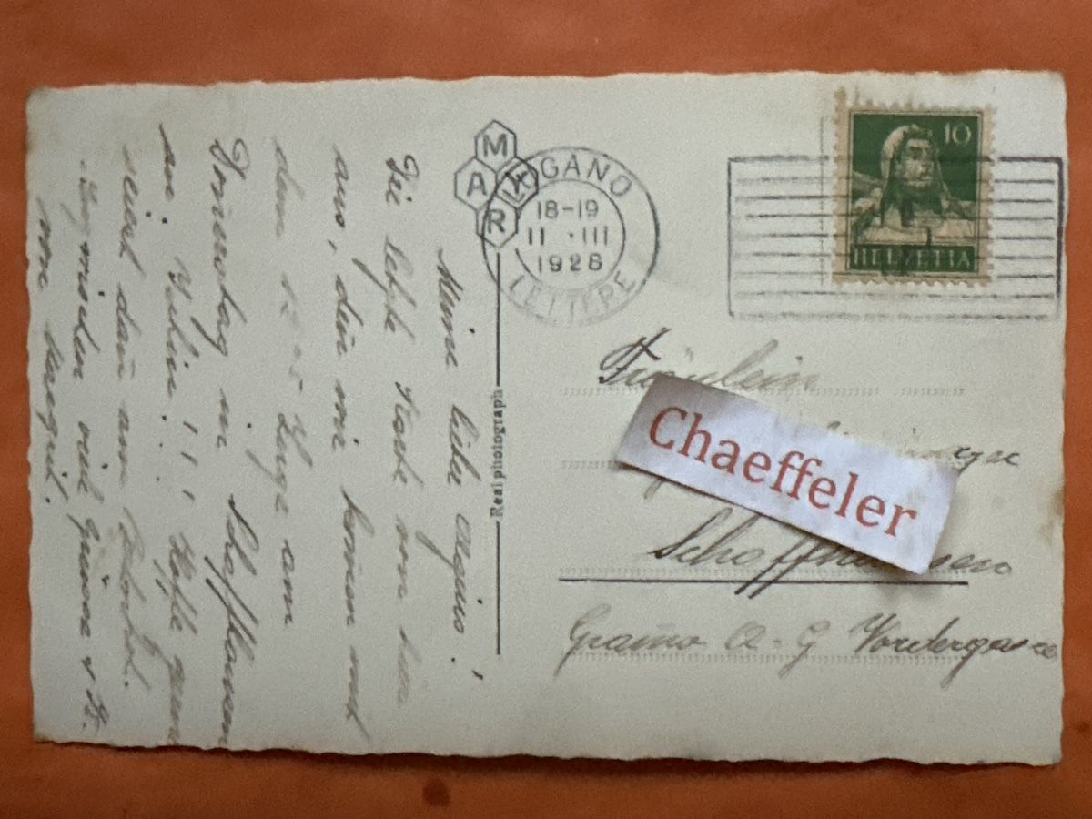 Cartoline postali: 1928 238 Lavandaie Ticinesi – Usato da Zürich venduto da Chaeffeler 1