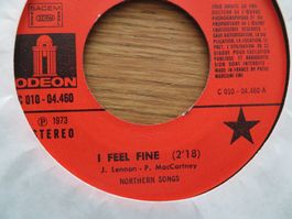 Beatles I Feel Fine Vinyl Schallplatte 1973 Odeon