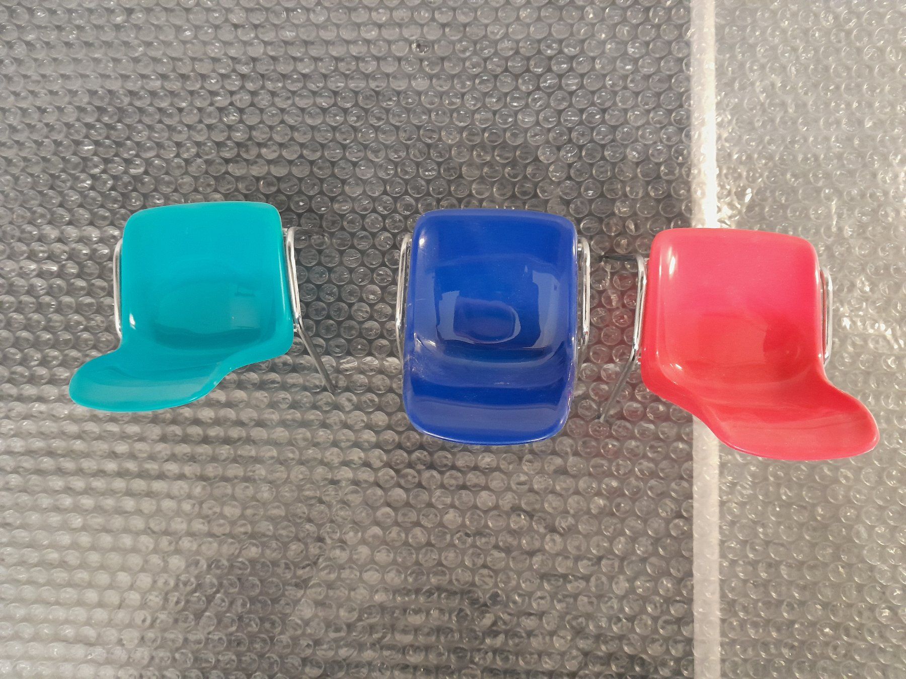 Giocattoli: Mini Plastik Metallstühle – Usato da Rüti ZH venduto da Alemanni 9
