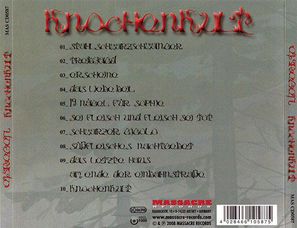 CD: CD/ EISREGEN : KNOCHENKULT (2008) DARK METAL – Usato da Geuensee venduto da Dougenegger 1