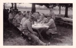 Militär // ca. 1939 Kaserne Chur Soldaten Offiziere CH Armee