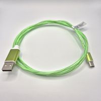 Verkaufe ein USB-A auf USB-C Kabel mit LED Licht – praktisch