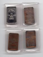 (1319) 4 x 5 g Silberbarren Credit Suisse