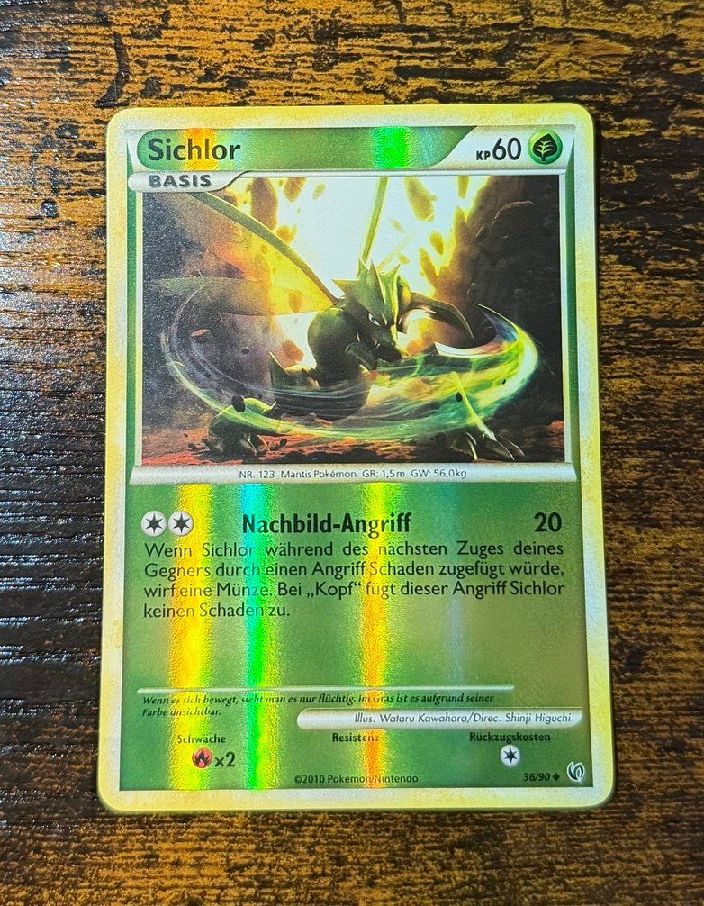 Pokémon Carte collezionabili: Sichlor Reverse Holo 36 – Usato da Zürich venduto da PEACECOCOON