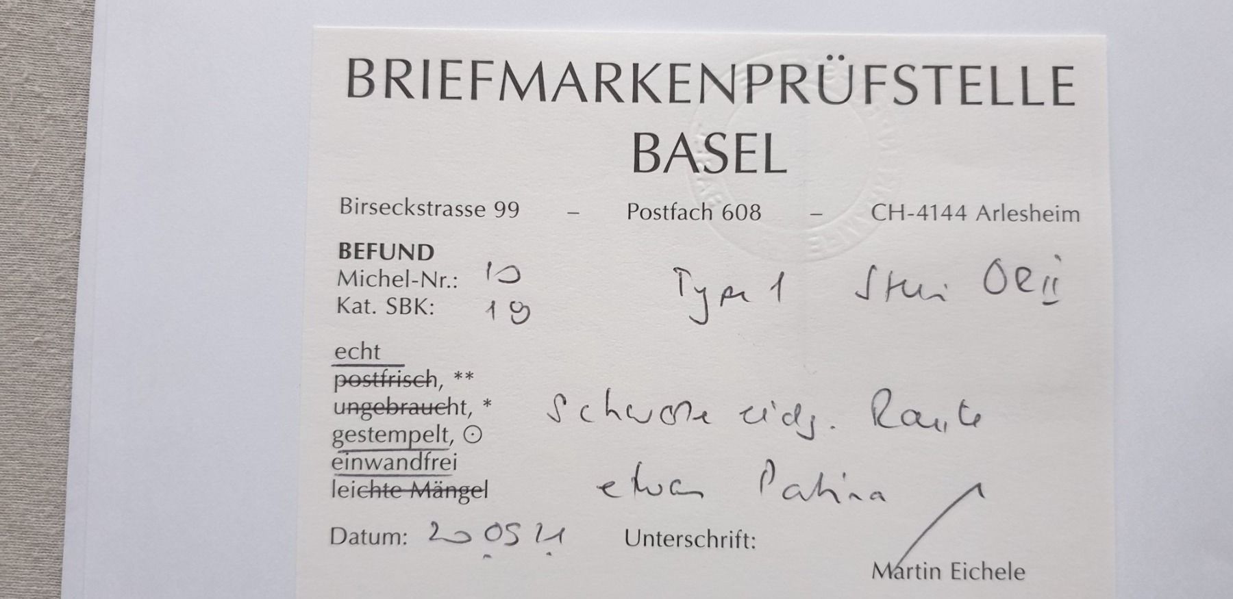 Tutti i francobolli: (320) Bundesmarken 1852 mit Attest – Usato da Schwarzhäusern venduto da Inot3 5