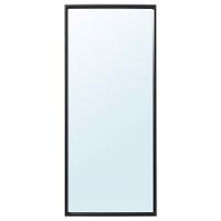 IKEA NISSEDAL Spiegel, schwarz, 65x150 cm