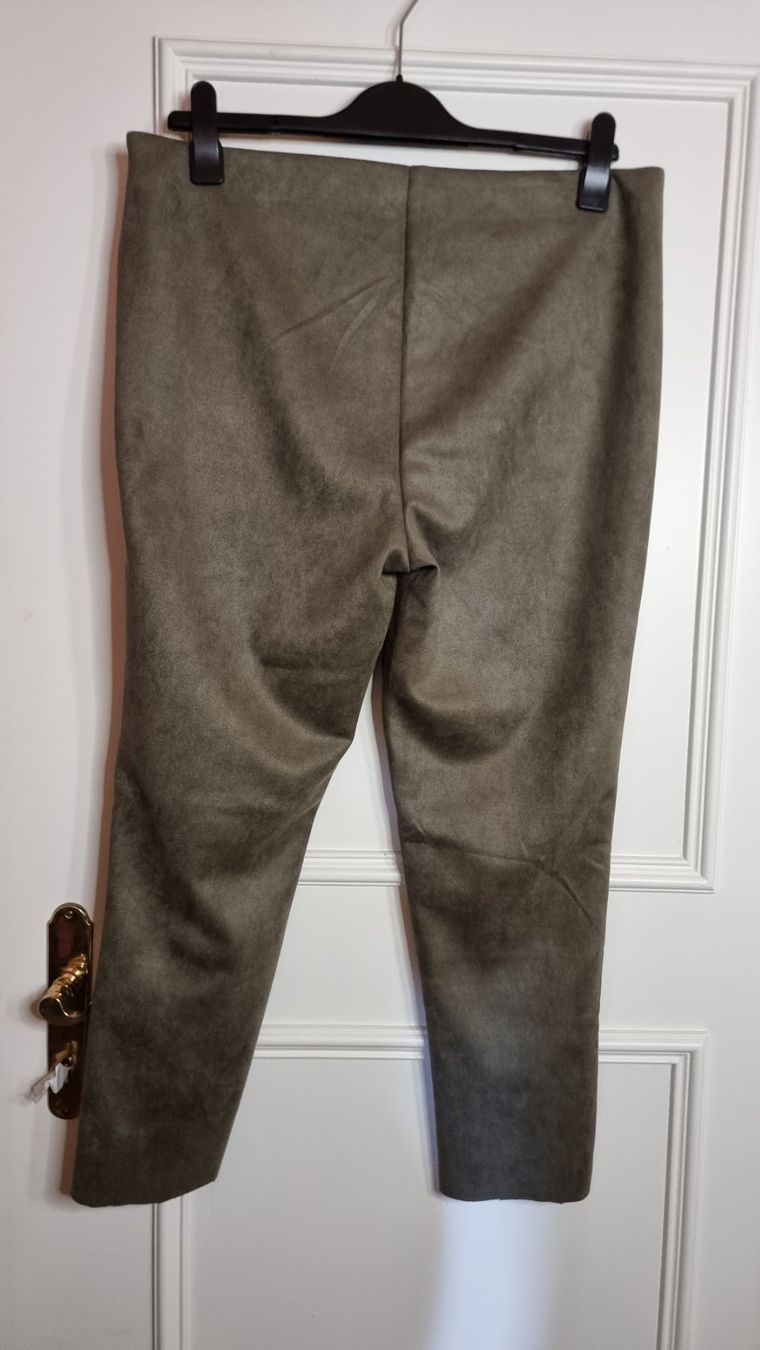 C&A Pantaloni: C&A Wildlederhose, Gr. L, Khaki, Trend – Difettoso da Wald ZH venduto da CapLux 4
