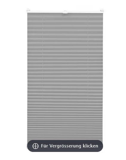 Tende: Gardinia Plissée Easyfix, blickdicht 50 x 130 cm, Grau – Nuovo e nell'imballaggio originale da Herisau venduto da osm_5mb6
