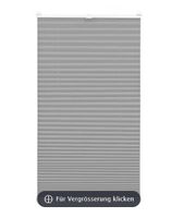 Gardinia Plissée Easyfix, blickdicht 50 x 130 cm, Grau