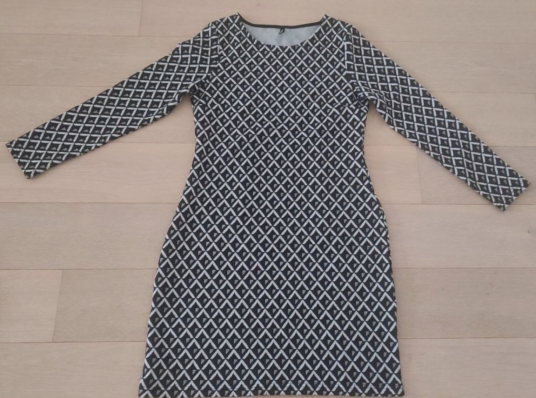 Kleider: cooles Business Kleid gemustert Gr. M neuw. – Neu (gemäss Beschreibung) aus Füllinsdorf von Sunnebliemli7 4