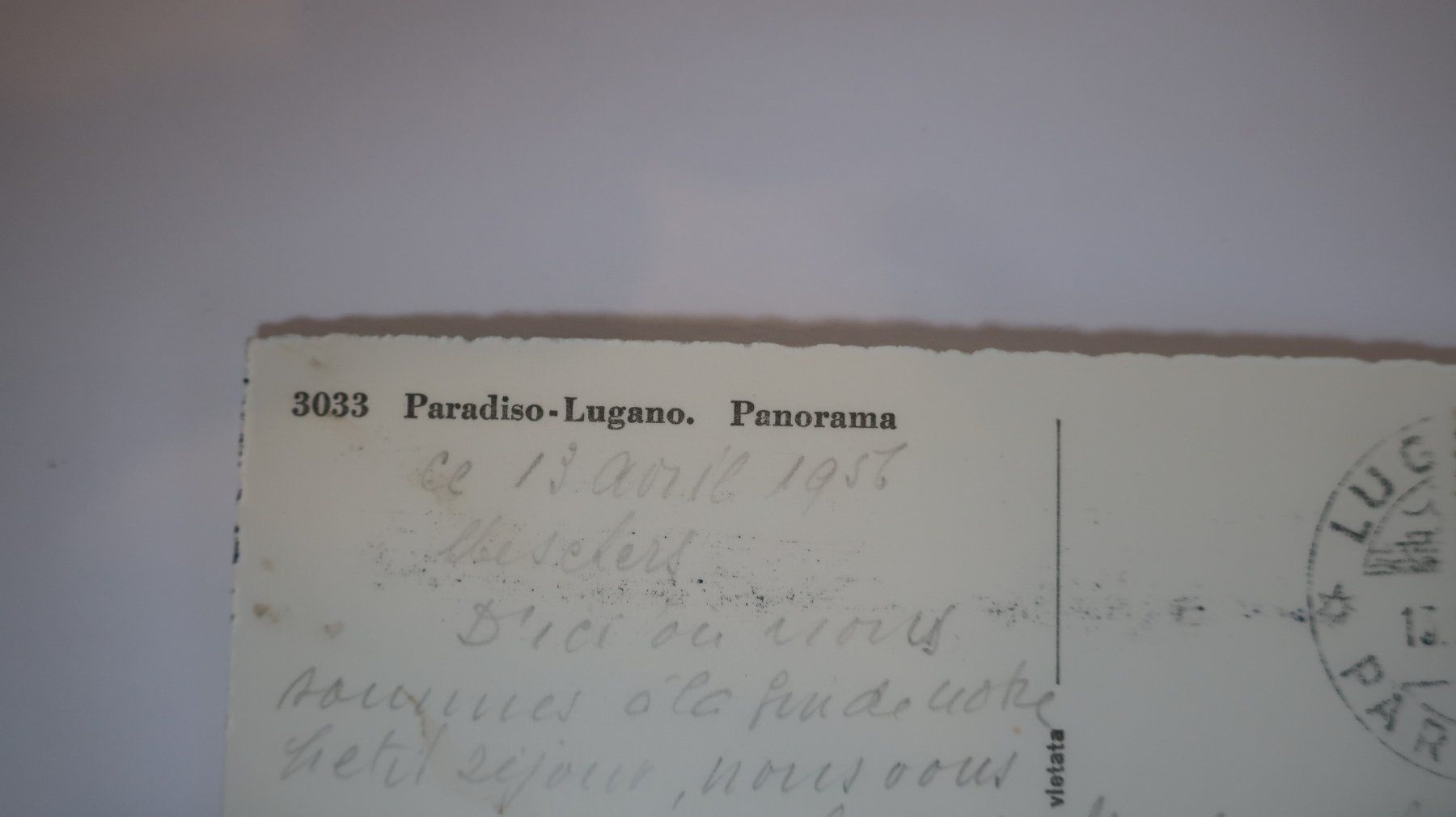 Ansichtskarten: Paradiso Lugano Panorama – Gebraucht aus Cormoret von Pascalll2001 4
