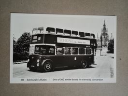 AK Autobus GB Edinburgh mit Werbung