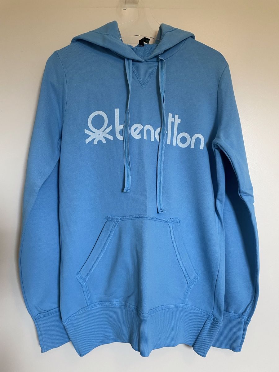 Benetton Maglioni & Felpe: Benetton Hoodie Bleu Clair Taille S – Nuovo (secondo la descrizione) da Vuadens venduto da Nina11