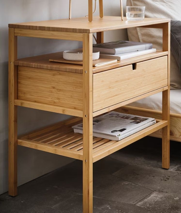 Comodini: 2 X Ikea Nordkisa bedside table with drawer – Usato da Dübendorf venduto da naj_szp5