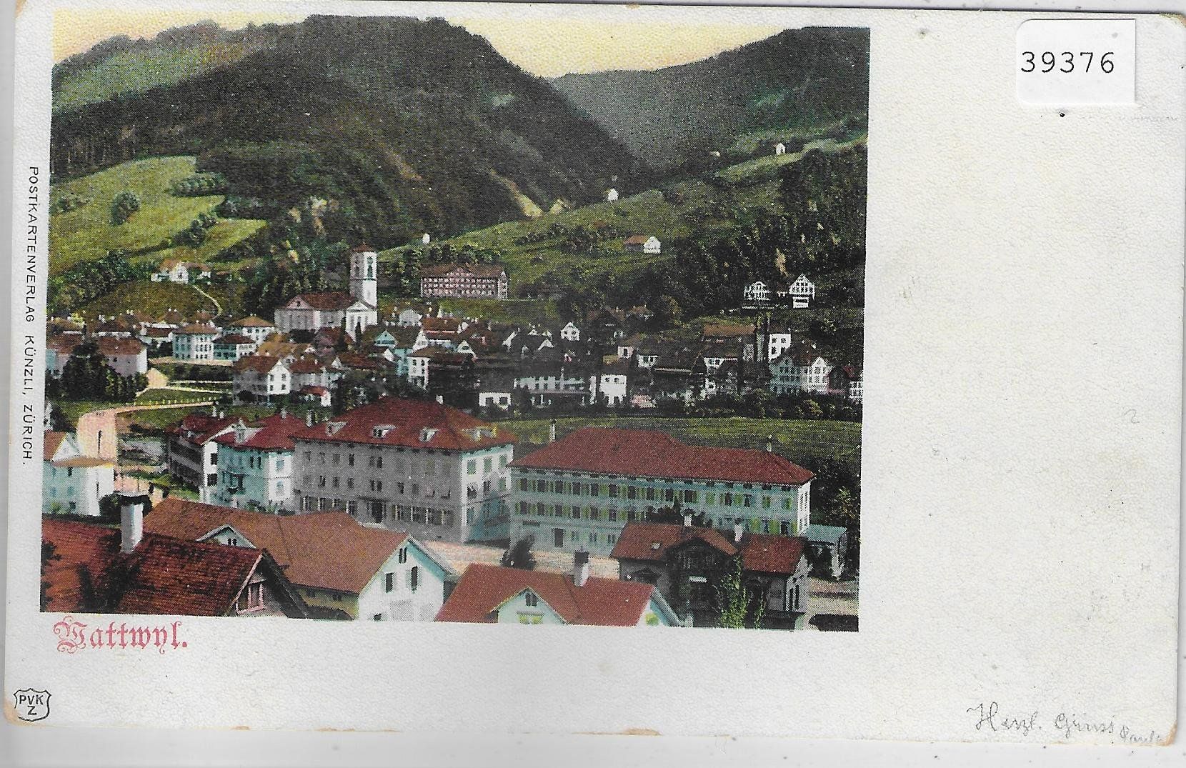 Cartoline postali: Wattwyl Wattwil - Teilansicht – Usato da Ettingen venduto da Kartenplanet