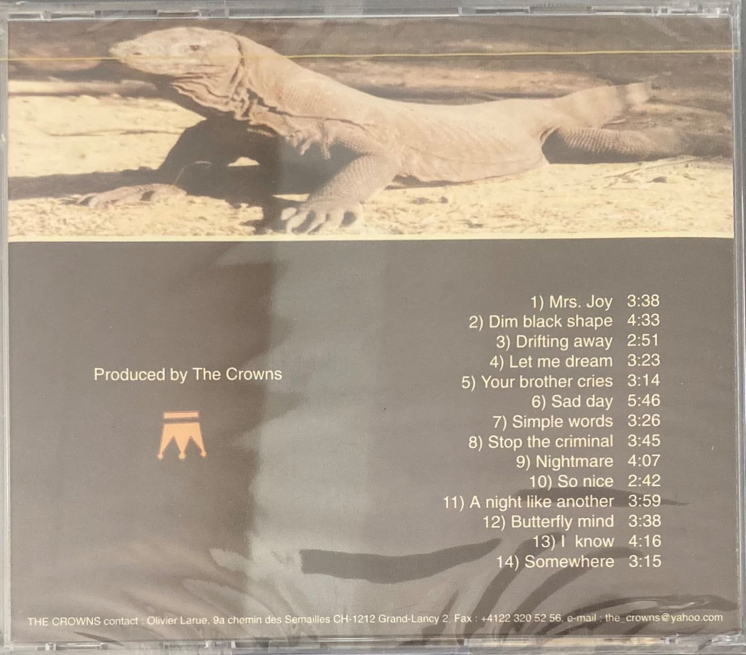 CD: THE CROWNS - SO NICE – Nuovo e nell'imballaggio originale da Poliez-Pittet venduto da Newtown-Records 1