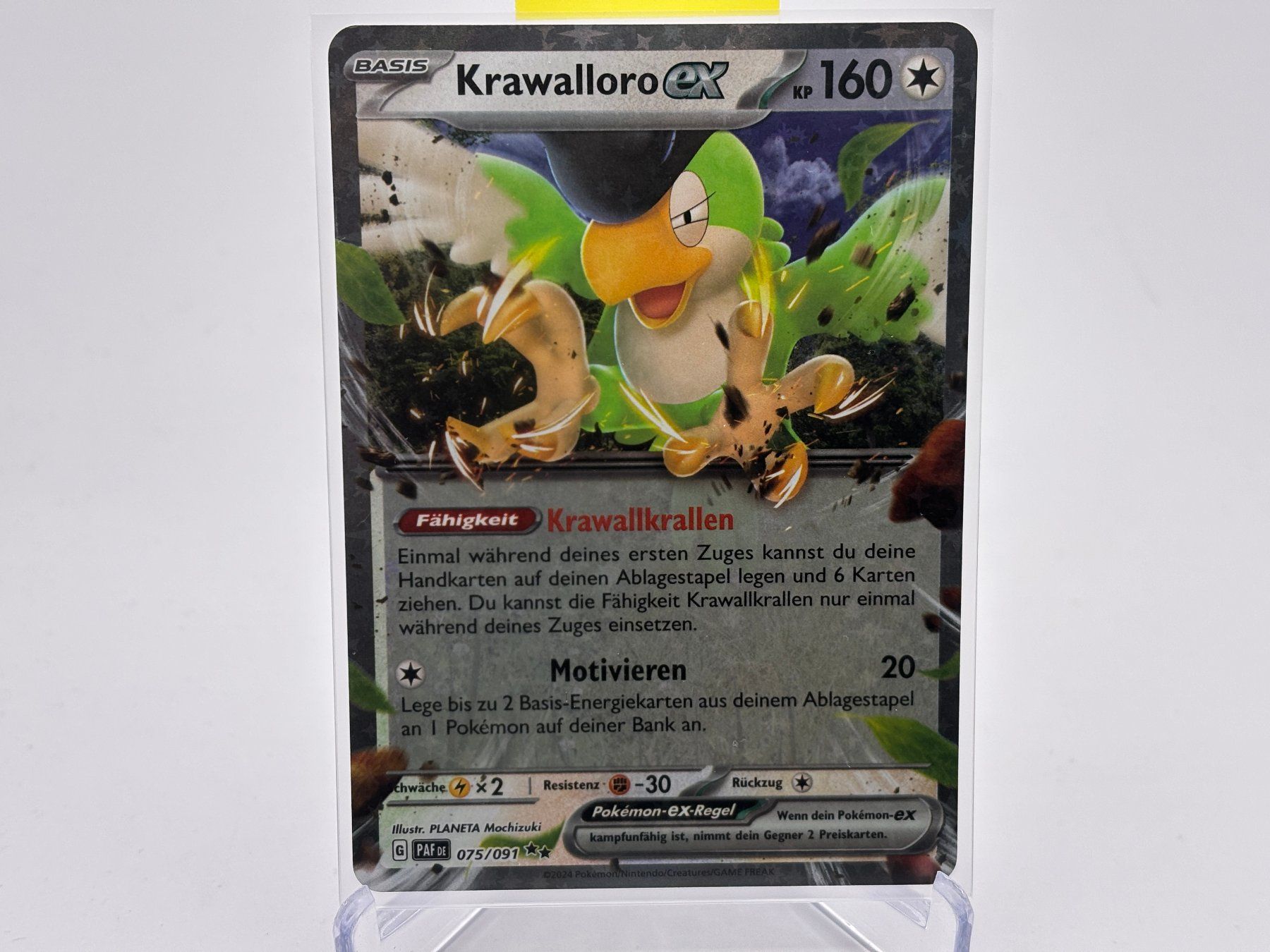 Pokémon Carte collezionabili: Paldeas Schicksale - Krawalloro ex  (PAF 75) - DE – Nuovo (secondo la descrizione) da Allschwil venduto da Bullach