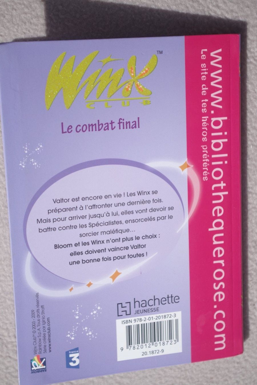 Livres: Winx Club - Le combat final – D'occasion à Fully par Minouchka 2