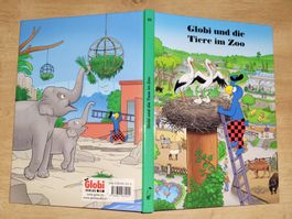 Globi und die Tiere im Zoo (unbemalt) 1. Auflage 2018