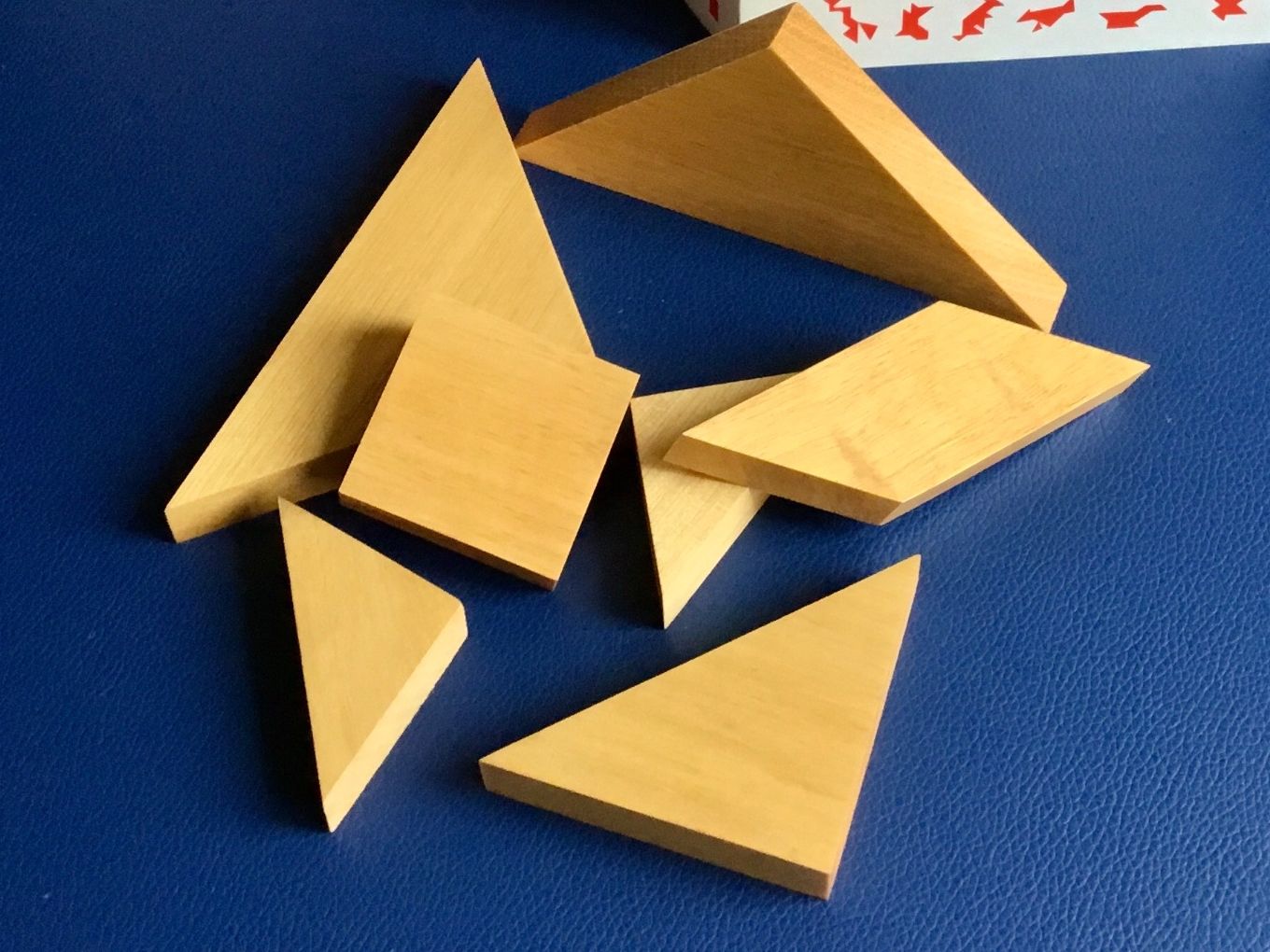 Giochi: Tangram, Jeu en bois vintage de Dal Negro, – Nuovo e nell'imballaggio originale da Commugny venduto da rit_5lq2