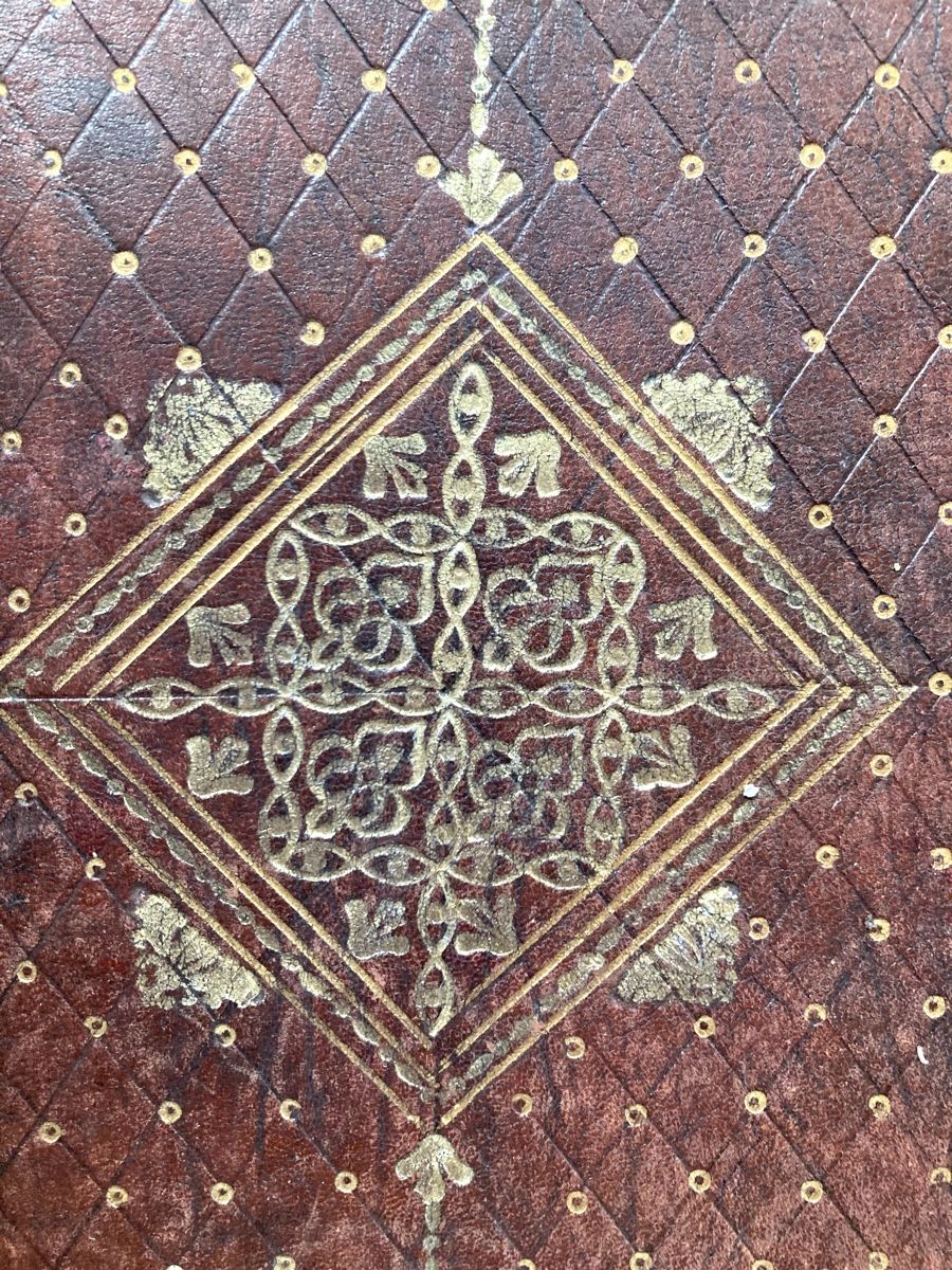 Koffer & Taschen: Porte-documents en cuir de vache et feuille d’or – Gebraucht aus Ardon von hel_2sxp 3