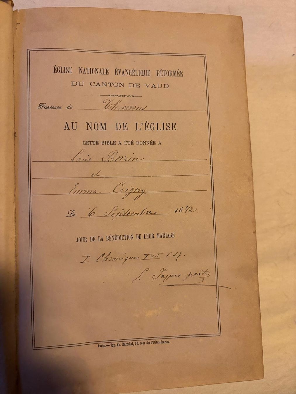 Libri: ancienne bible 1890 – Usato da Heitenried venduto da Derfinder 2