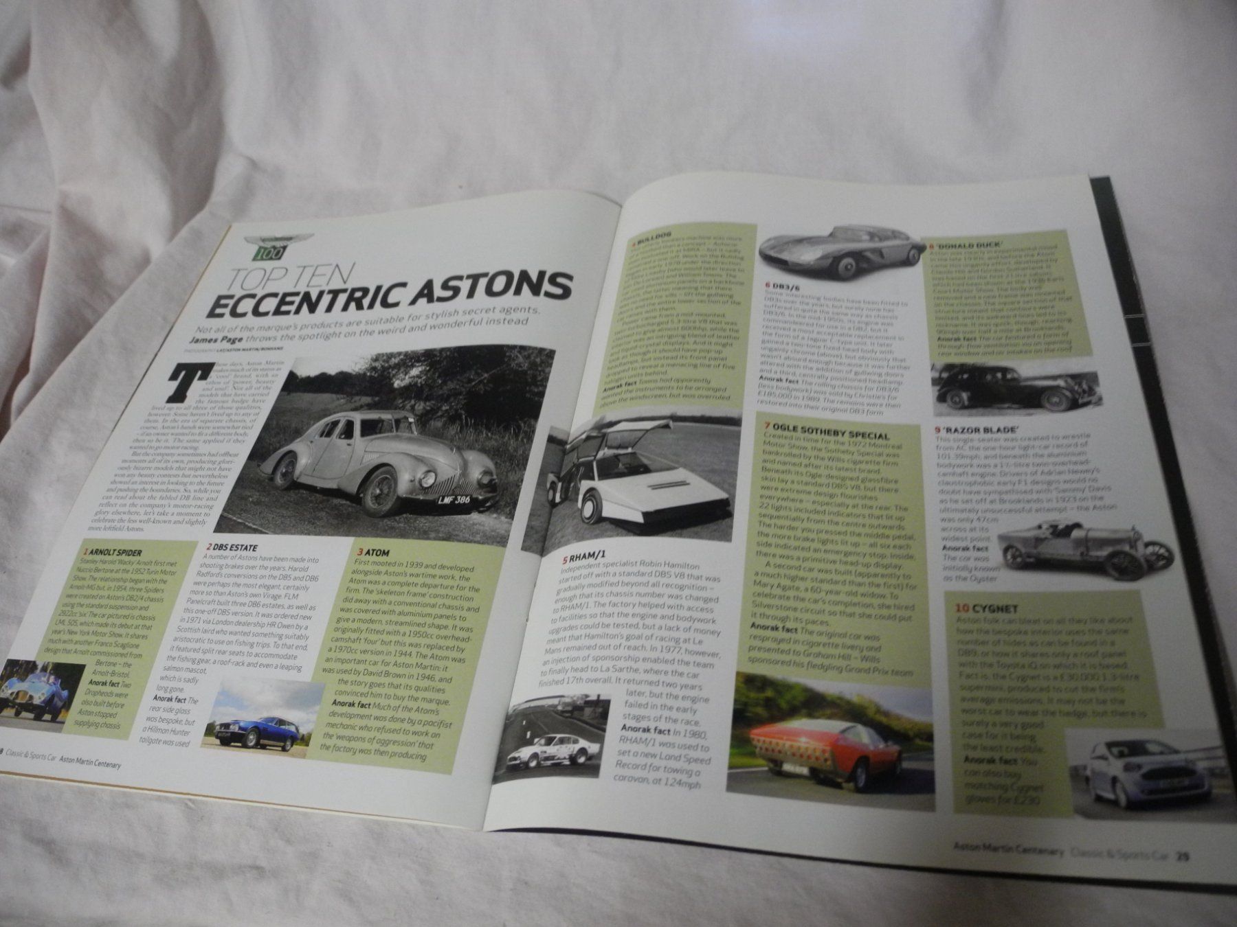 Bücher: ASTON MARTIN   A CENTENARY  100  CELEBRATION  SEHR GUT – Neu (gemäss Beschreibung) aus Gurtnellen von Murmeli99 6