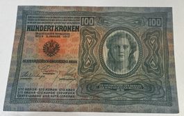 Historische Banknote 100 Kronen 1912 – Österreich-Ungarn / D