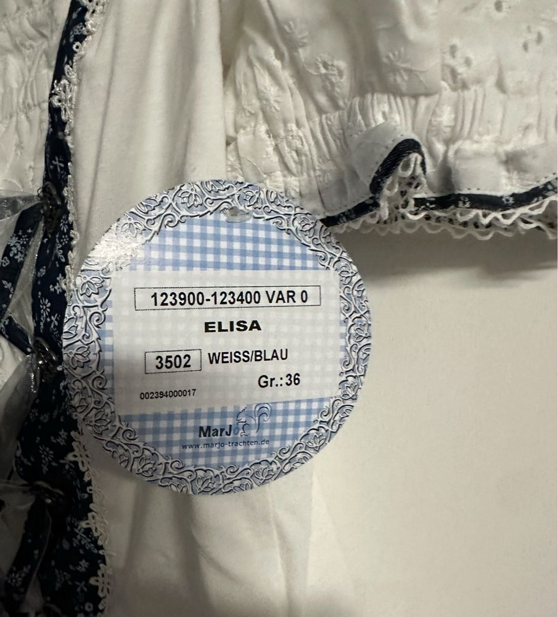 Camicette: MarJo Trachtenbluse Elisa, Gr. 36 – Nuovo (secondo la descrizione) da Reinach AG venduto da Indy1967 2